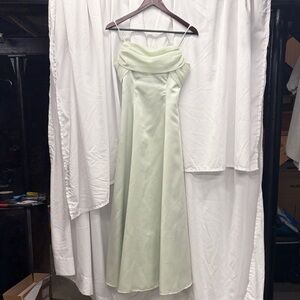 Michaelangelo Soft Green Prom Dress